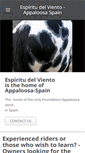 Mobile Screenshot of espiritu-del-viento.com